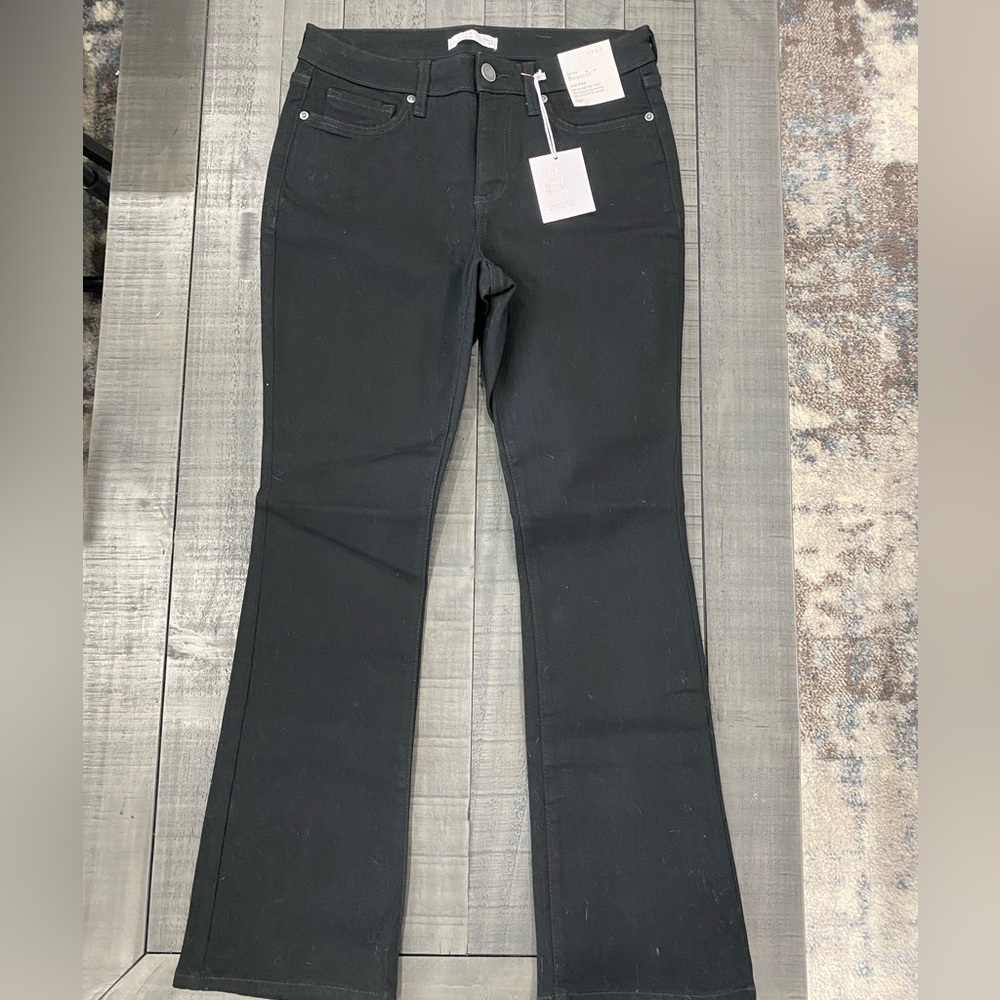 Women’s Lauren Conrad Bootcut Jeans; Black; Size 10P; NWT NVR WORN